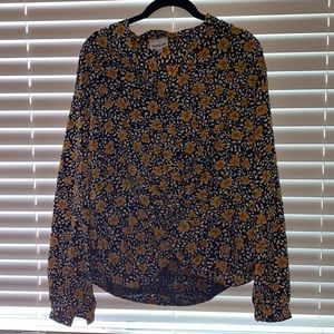 vintage gear loom blouse in XL